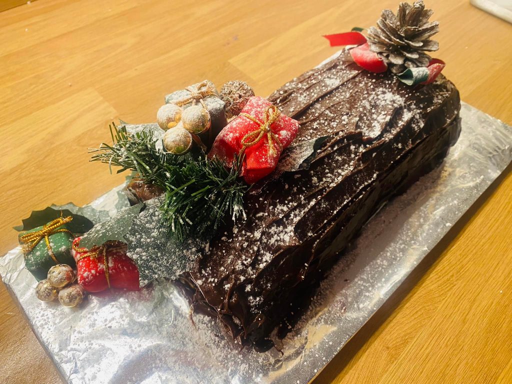 Christmas log 