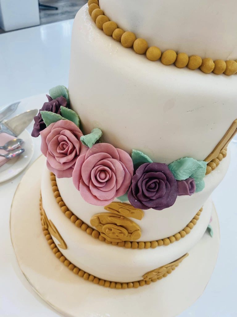 fondant roses 