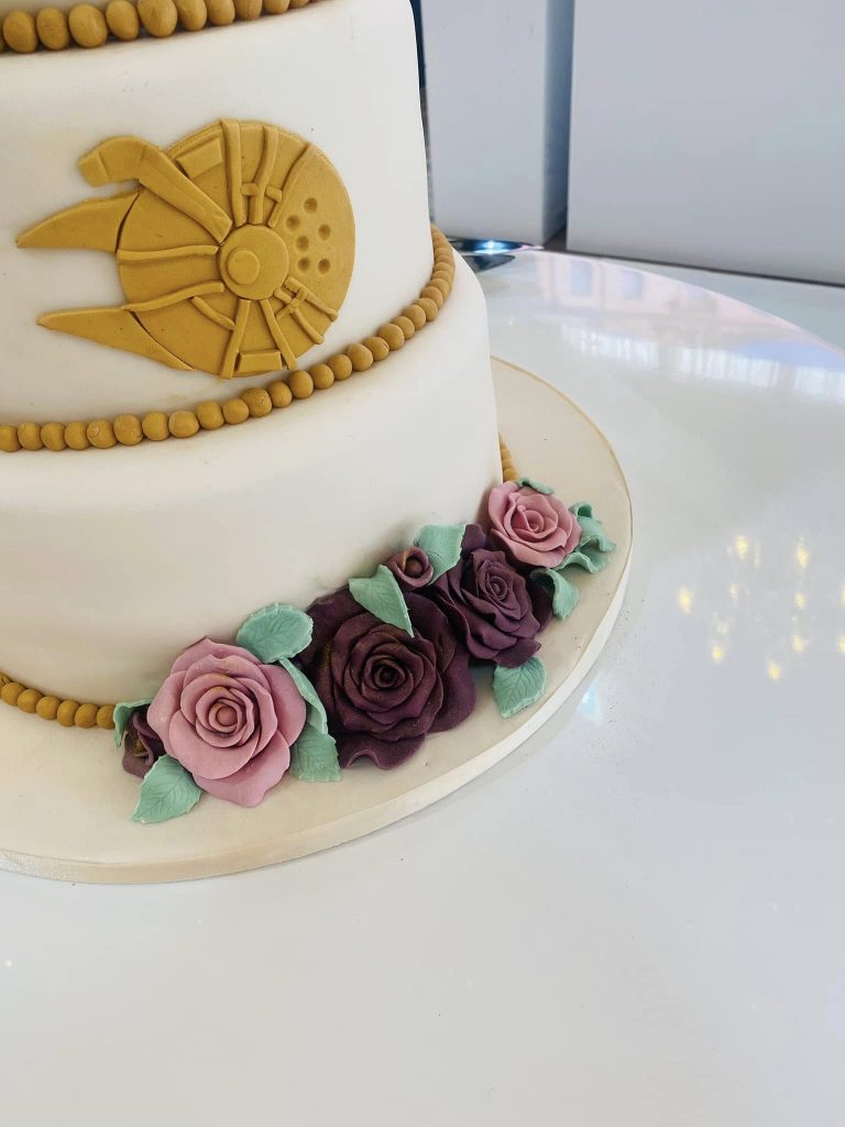 fondant roses 